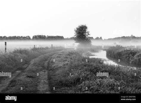 Small river meadows fog hi-res stock photography and images - Alamy 