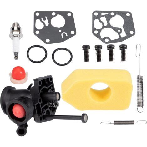 Kit Carburateur Pour Tondeuse Gazon Briggs And Stratton Avec Filtre