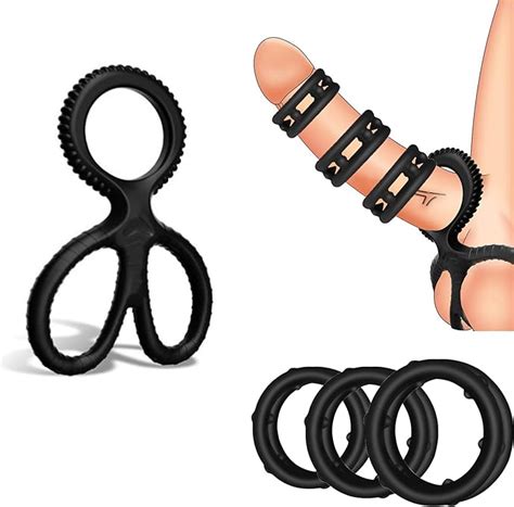 Amazon Sex Toys Penis Ring Silicone Cock Rings For Men Set With