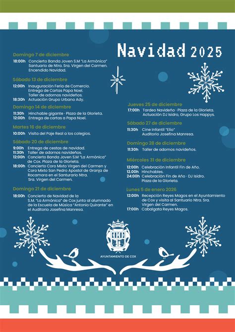 Cox: Hinchable gigante en los actos de fiestas de Navidad