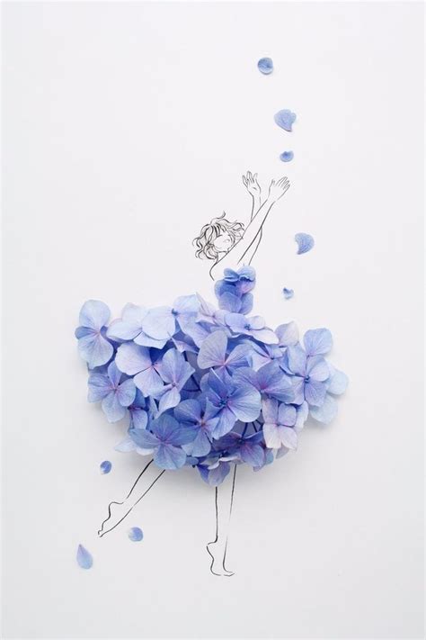 Pin By Mstudio On Just Girls Flower Petal Art Flower Collage