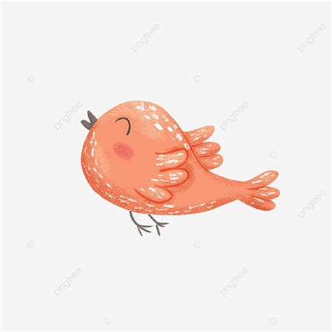 Sky Birds Png Picture Cute Peach Bird Flying In The Sky Bird Cute