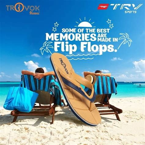 Trivok Hawai Travel Ads Shoe Poster Travel Advertising Design