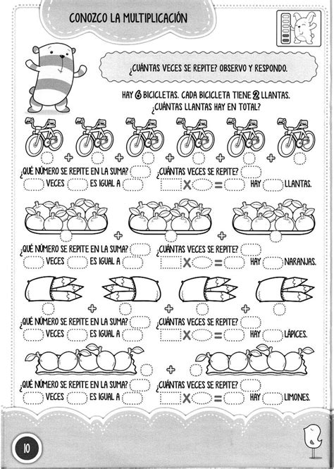 Ejercicios De Multiplicacion Para Segundo Grado B Squeda De Google