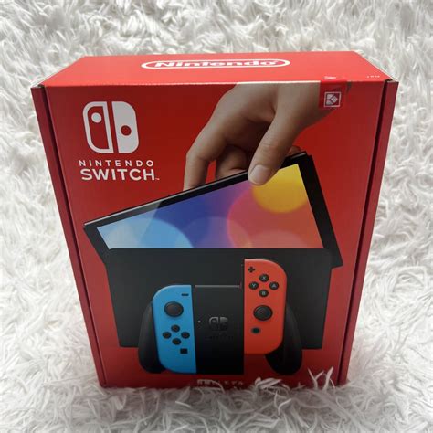 1円スタート未使用 任天堂 Nintendo Switch 有機ELモデルネオンカラー本体 ⑤ ニンテンドースイッチ本体 売買され