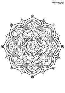 Dibujo De Mandala Para Imprimir