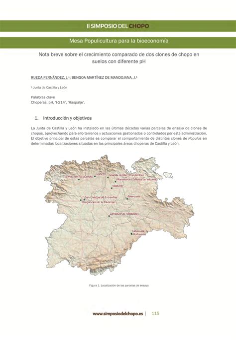 Pdf Nota Breve Sobre El Crecimiento Comparado De Dos Clones De Chopo