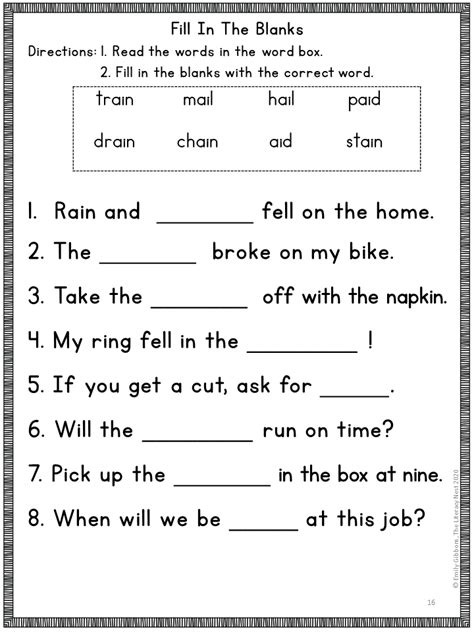 Vowel Digraph Lesson Plans Rd Grade