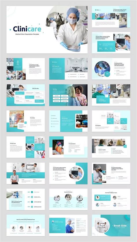 42 Slide Healthcare Presentation Template Powerpoint Presentation