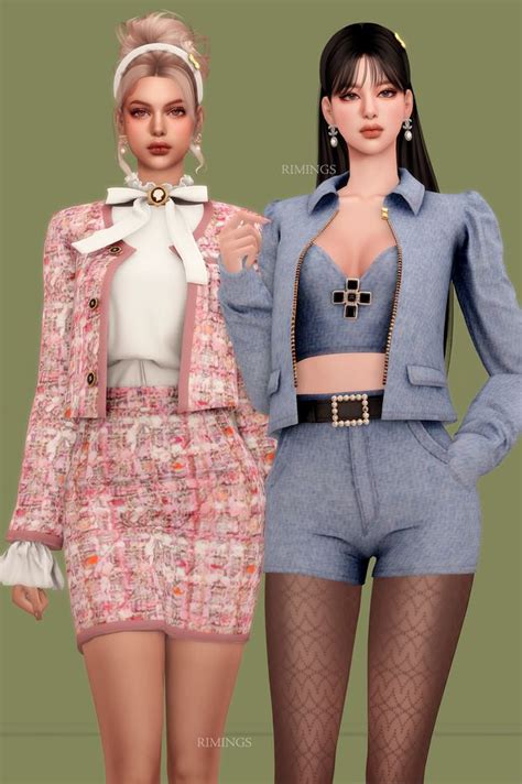 Rimings Old Gift Box Patreon Sims Dresses Feminine Outfit