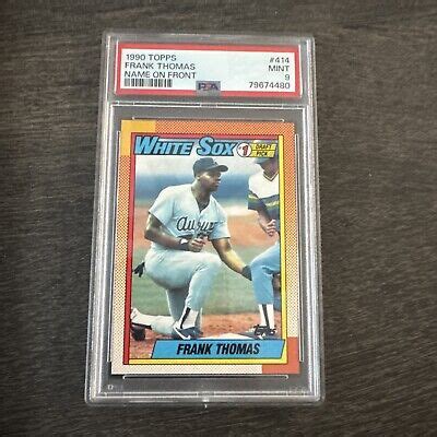 Topps Frank Thomas Rc Psa Ebay