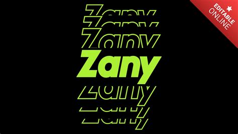 Zany Text Style Effects Generator