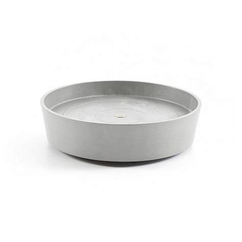 Ecopots Recycled Plastic Round Flower Pot Planter Saucer with Wheels ...