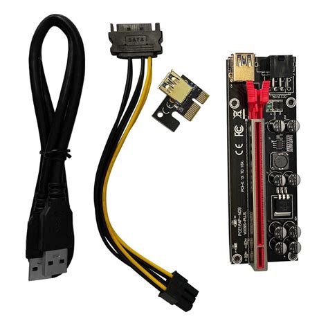 Sets Multi Adapter Cable Pci E Adapter Graphics Card Adapter X