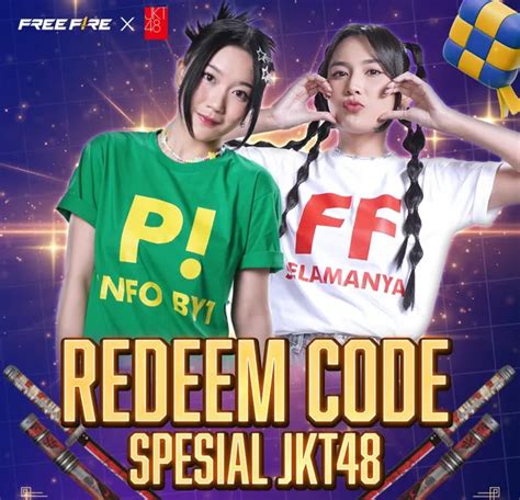 Kode Redeem FF Spesial JKT48 Masih Aktif Hari Ini JKT48RAMADAN Dapat