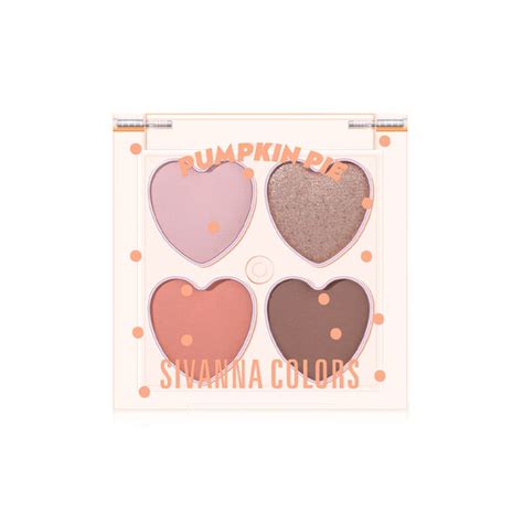 SIVANNA Colors Mini Heart Eyeshadow Palette 3 2g 02 Pumpkin Pie