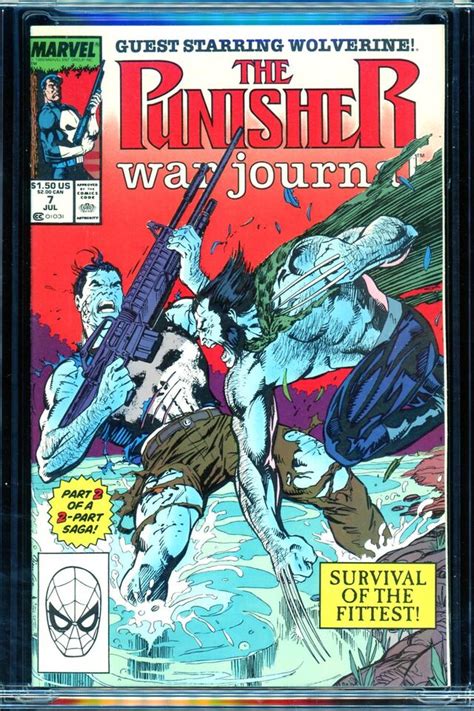 Punisher War Journal Cgc Wolverine Cover And Story J Lee