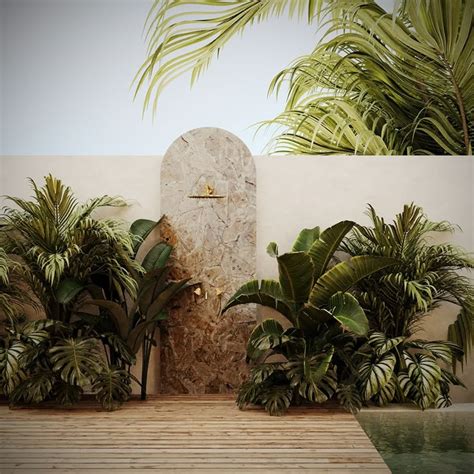 Uluwatu Villa On Behance Mediterranean Landscape Design Outdoor