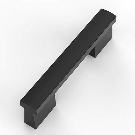 Romatee Pack Matte Black Cabinet Pulls Inch Mm Hole Centers