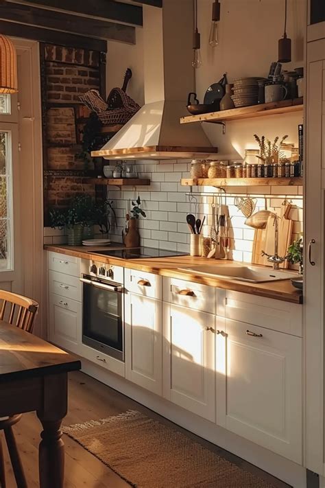 47 Gorgeous Cottage Kitchen Design Ideas Tiny Cottage Kitchen Small