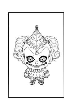 Scary Clown Coloring Sheets In Coloring Sheets Scary Clowns