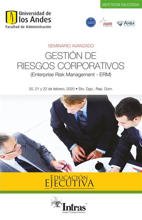 PDF SEMINARIO AVANZADO GESTIÓN DE RIESGOS CORPORATIVOS Gestión de