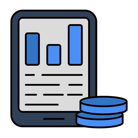 An Icon Design Of Mobile Data Analytics 23898060 Vector Art At Vecteezy