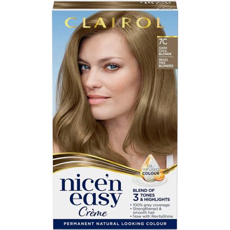 Clairol Nice N Easy Cr Me Permanent Hair Dye C Dark Cool Blonde On Onbuy