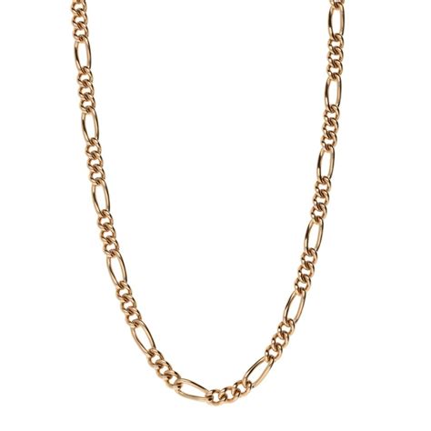 Ct Rose Gold Figaro Chain Miltons Diamonds