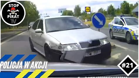 POLICJA W AKCJI 21 Polak ucieka przed czeską policją skradzione w