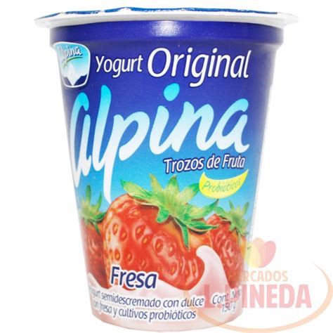 Yogurt Alpina Original X 150 G Fresa