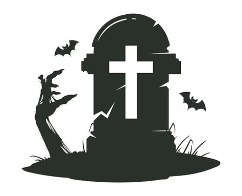 Tombstone Silhouette Clip Art