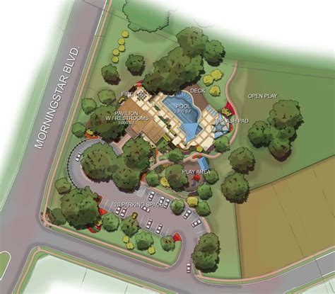 Inspired by the Texas Hill Country this community gathering spot