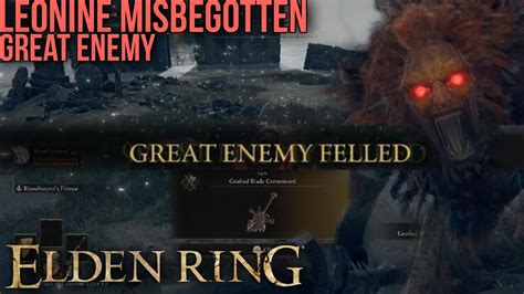 Elden Ring Leonine Misbegotten Blind Playthrough Youtube