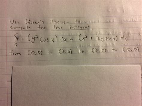 Solved Use Green S Theorem To Compute The Line Integral Chegg