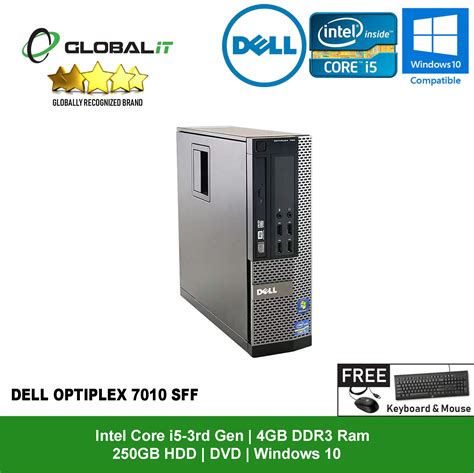 Dell OptiPlex 7010 i5-3rd SFF (Refurbished) - Global Group