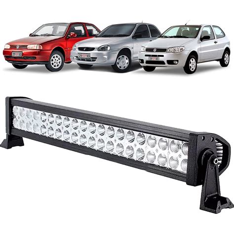 Farol Auxiliar Led Light Bar Barra Leds W Universal Submarino