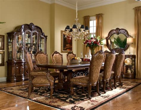 Aico By Michael Amini Windsor Court Formal Dining Room Set With