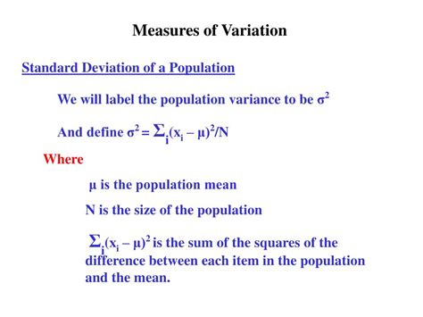 Ppt Measures Of Variation Powerpoint Presentation Free Download Id521151