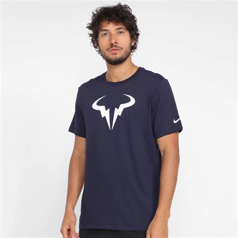 Camiseta Nike Court Dri Fit Rafael Nadal Azul Marinho