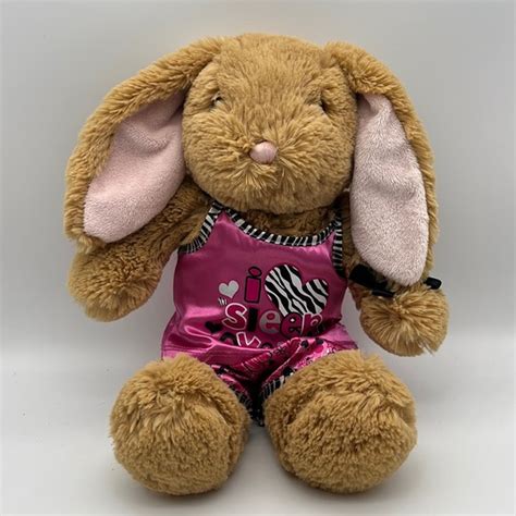 Build A Bear Toys Buildabear Bunny Rabbit Sleepover Pajamas 6