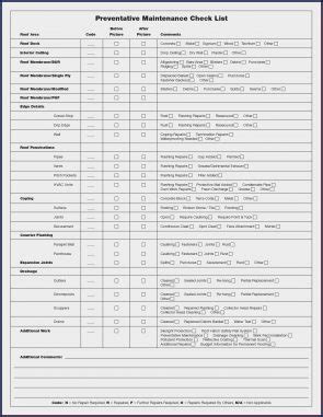 Maintenance Of Hvac System Checklist Printable Templates Free Nbkomputer