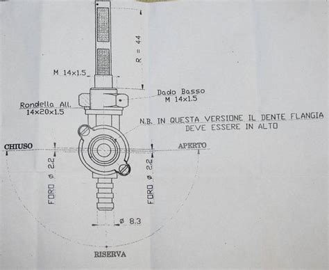 Grifo Gasolina Vespa Diametro Mm Recambiomoto