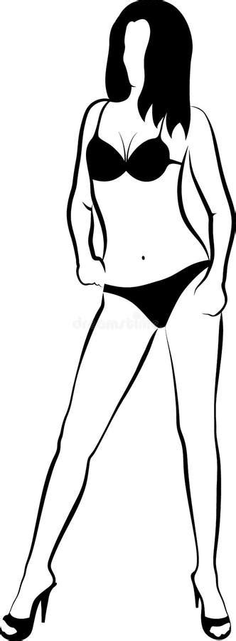 Naked Woman Stock Vector Illustration Of Hips Nudity 30703293