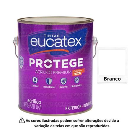 Eucatex Protege Acr Fosco Premium Branco L Gs Tintas