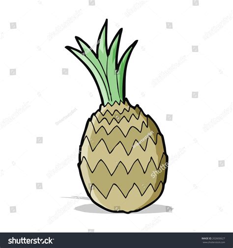 Cartoon Pineapple Stock Vector Royalty Free 202600627 Shutterstock