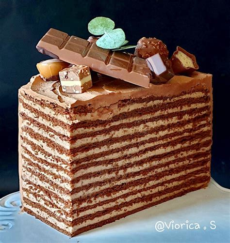 Tort Medovik De Ciocolata Valrhona Simonacallas Dolci Torte Mele