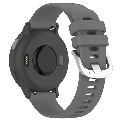 Garmin Vivoactive Siliconen Classic Bandje Donkergrijs