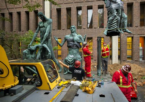 Two monumental sculptures arrive on campus | Penn Today