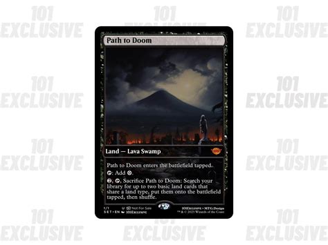 Printable Lord Of The Rings Wraith The One Ring Proxy Set Mtg